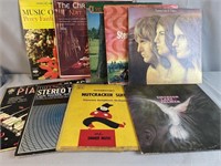 9 Vintage Vinyl Record Albums