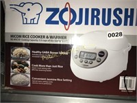 ZOJIRUSHI $139 RETAIL MICOM RICE COOKER