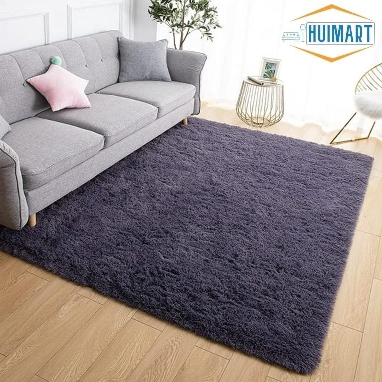 WF9693  HUIMART Shaggy Area Rug 5 x 7