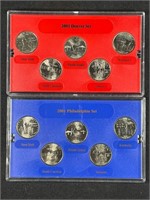 2001 Philadelphia & Denver Mint Quarter Collection