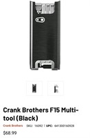 Crank Brothers F15 Multi-tool (Black)  The F15