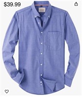 Sz. Alimens & Gentle Men's Solid Oxford Shirt