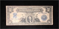 1899 $2 Silver Certificate – Mini-Porthole Blue