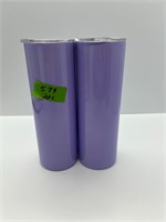 20 oz Glitter Shimmer Tumbler - Purple