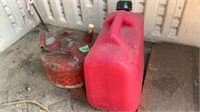 Gas Cans, one metal