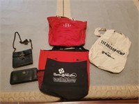 Assortment of Tote Bags and Wallets