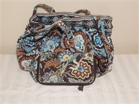 Vera Bradley Purse and Wallet Matching Set