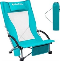 Kingcamp Folding Backpack Beach Chair, Sturdy &