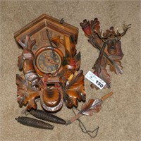 German Cuckoo Clock -  As Is - Damaged