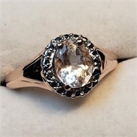 Rose Gold Plated & Sterling Silver Ring