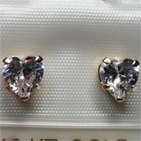 9K Cubic Zirconia Earrings