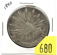 1840 Mexico 8 reales