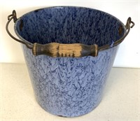 Blue Granite Bucket / Pail