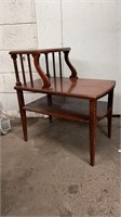 Vintage Tiered Wood Side Table