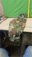 Large camo bib  overalls