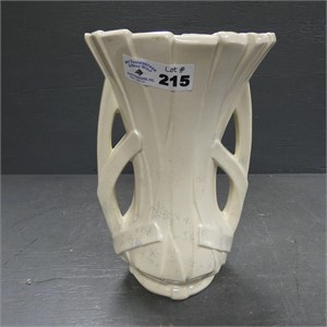 McCoy Pottery Strap Ribbon Vase