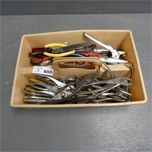Large Lot of Assorted Pliers