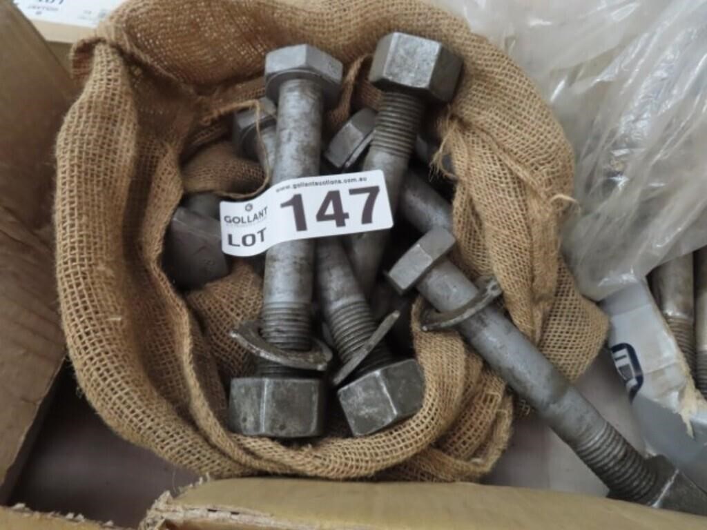 Qty Galvanised J3 8.8 Bolts, Nuts & Washers