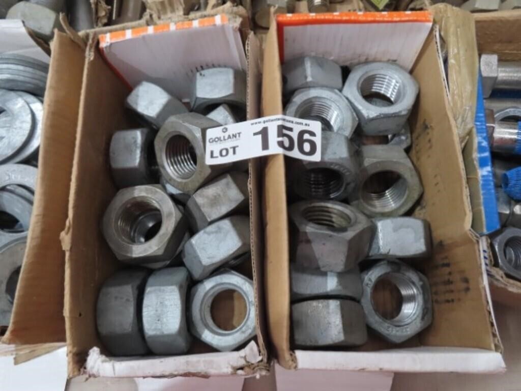 26 x M45 Galvanised Nuts