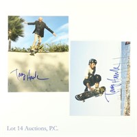 Tony Hawk Signed Skateboarding Photos (2)