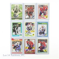 Signed Chicago Blackhawks O-Pee-Chee Cards (9)