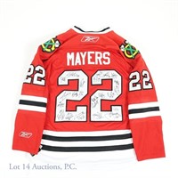 Team Signed Jamal Mayers Blackhawks Jersey (24)