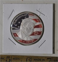 President Donald Trump coin