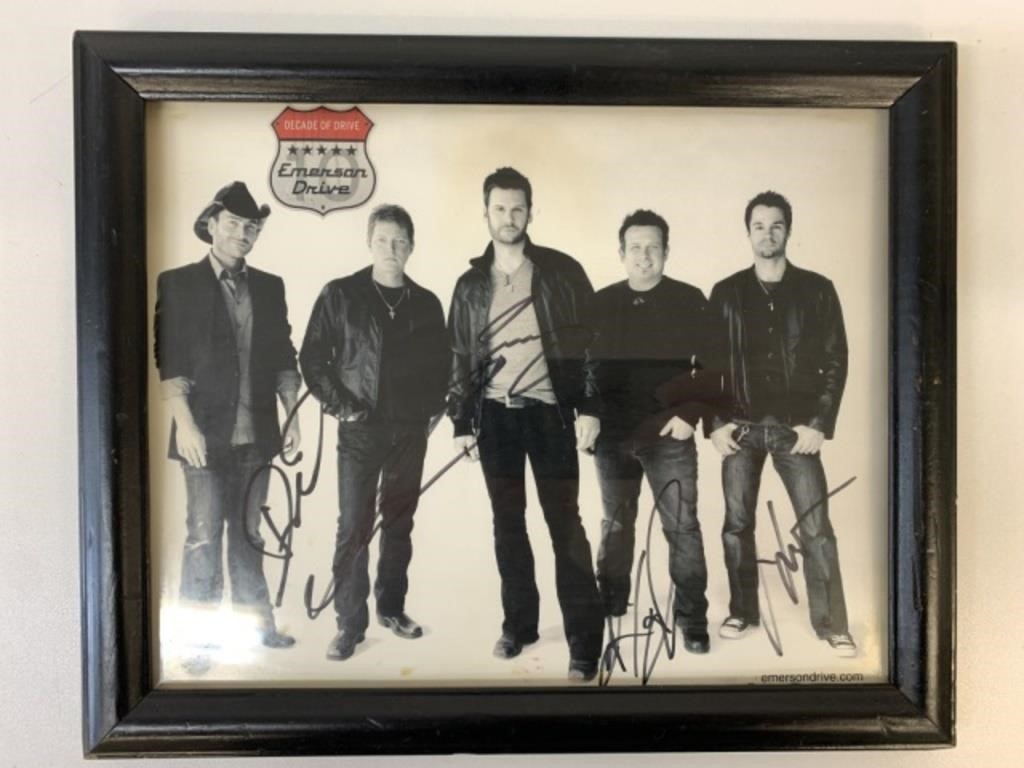 8" x 10" Emerson Drive Signed Photo