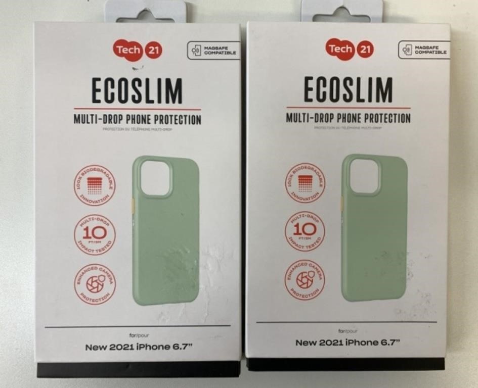 2 Tech 21 Ecoslim iPhone Cases