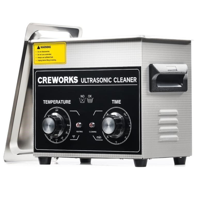CREWORKS Ultrasonic Cleaner, 0.85 gal.
