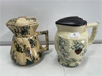 2 x Speckled Glazed Electric Jugs (Not Checked)