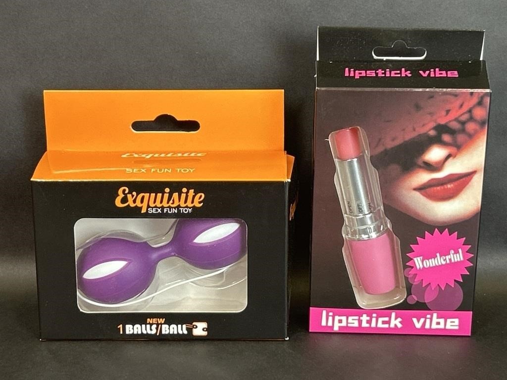 New Lipstick and Exquisite Balls Vibrators