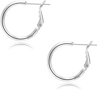 Elegant 20mm Hoop Earrings