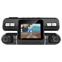 New - Pruveeo MX2 Car Dash Cam Dual Lens 120 plus