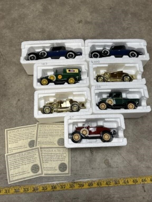 Assortment of Model cars, some with COAs