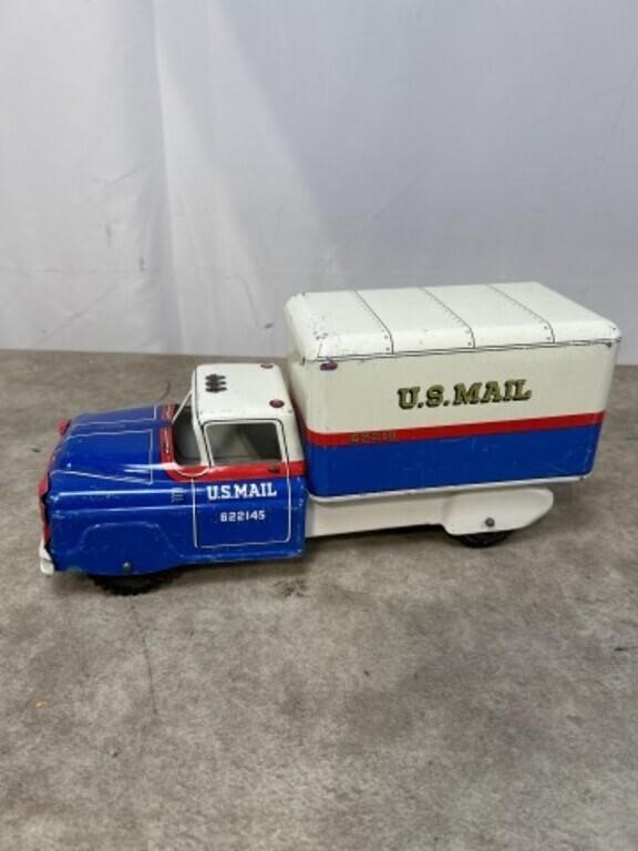 Vintage 1940s Louis Marx US mail truck