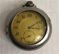 Pocket watch with case.