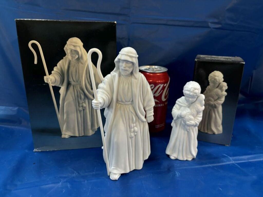 Vtg Avon Shepherds Nativity Collectibles Figures