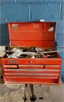 MB CENTURY METAL TOOL BOX AND ALL CONTENTS