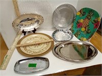 Plastic Trays, Wilton Pie Tin, Pineapple Plate