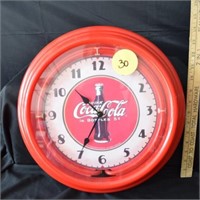 VTG Coca Cola Lighted Clock