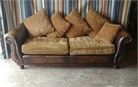 Beautiful Leather & Upholstery Designer Couch