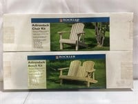 Adirondack Kits: Chair and Bench ***