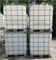 (4) Schutz 275 Gal Chemical Totes