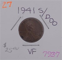 1941-S Wheat Cent