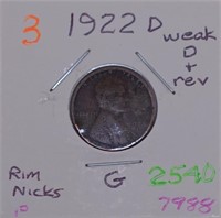 1922-D Wheat Cent