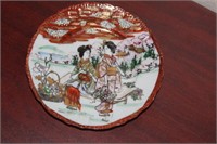 A Japanese Kutani Bread Plate