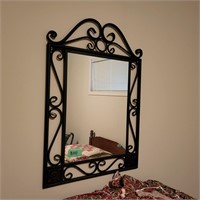 B237 Black decorative mirror