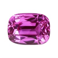 Natural Cushion Vivid Pink Sapphire 2.22 Carats