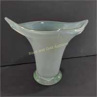 Murano Style Hand Blown Glass Vase
